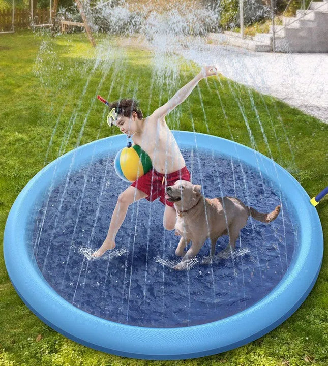 Non-Slip Kids Pets Splash Pad