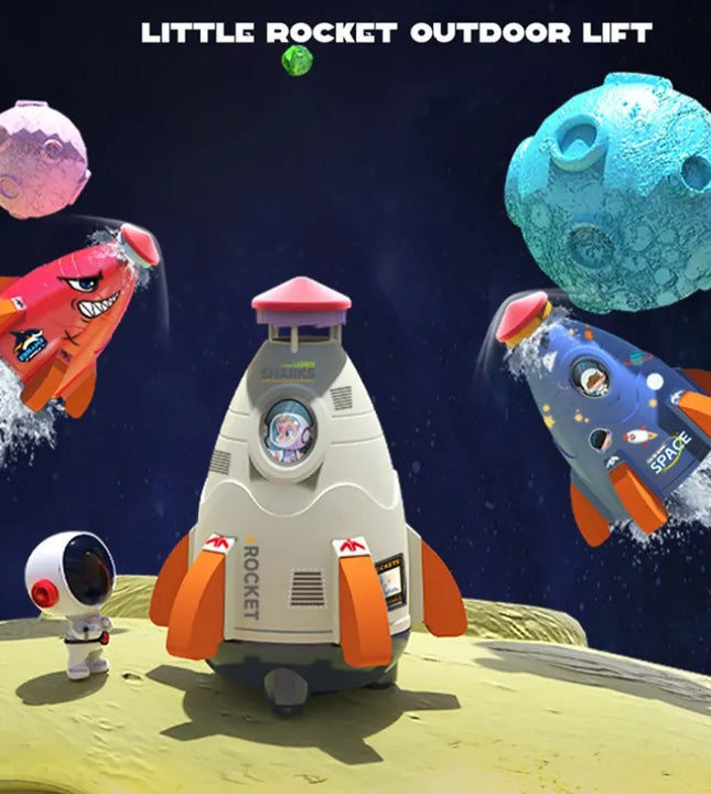 Kids Rocket Sprinkler Spinner Toy