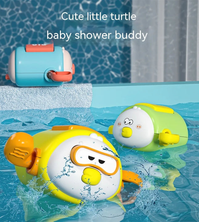 Cartoon Clockwork Bath Water Toys